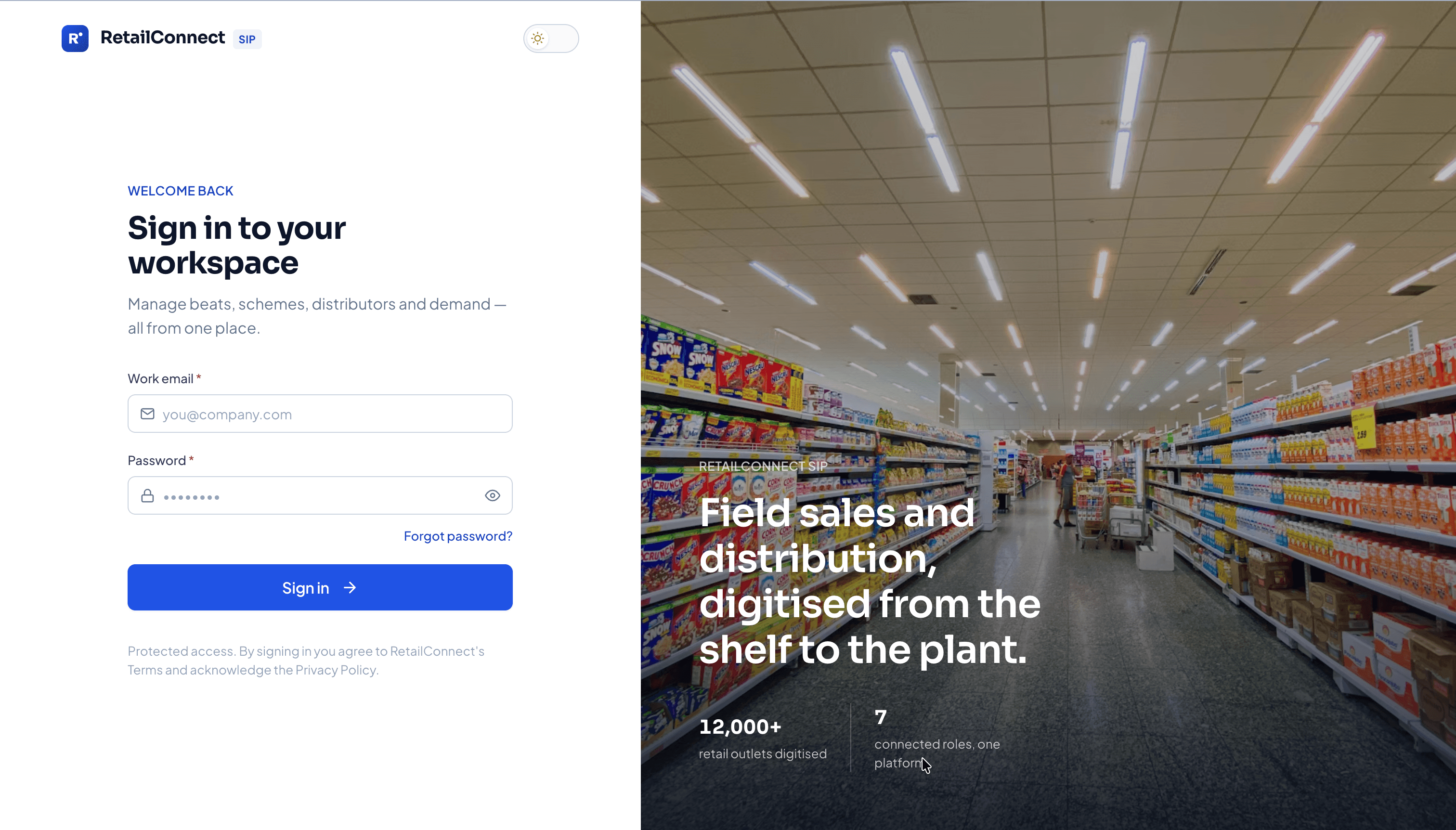 RetailConnect SIP preview
